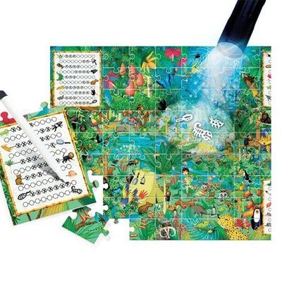HEADU Megfigyelő puzzle mágikus lámpával - erdő