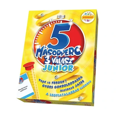 5 másodperc 3 válasz - Junior - társasjáték