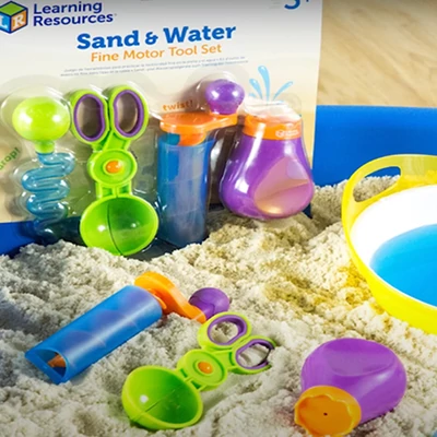 Homokozós - vizezős finommotorikát fejlesztő eszközök 4 db - Sand&amp;Water