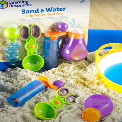 Homokozós - vizezős finommotorikát fejlesztő eszközök 4 db - Sand&amp;Water