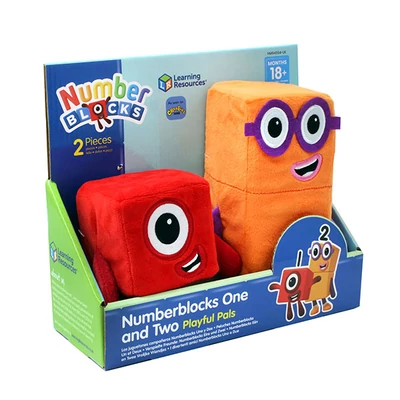 Numberblocks plüssök - One And Two - Jóbarátok