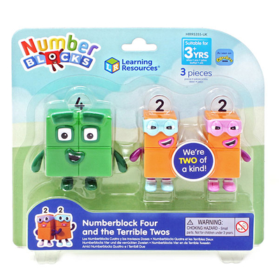 Numberblocks figurák - Four and the Terrible Twos