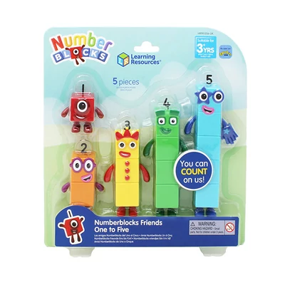 Numberblocks figurák (5 db) - Friends One to Five