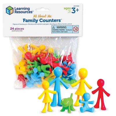 Figura készlet - Család - All About Me Family Counters™ (24 db-os szett)