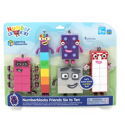 Numberblocks figurák (5 db) - Friends Six to Ten