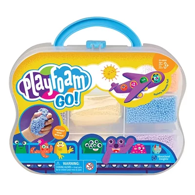 Playfoam® Go! Utazó készlet táskával - habgyurma