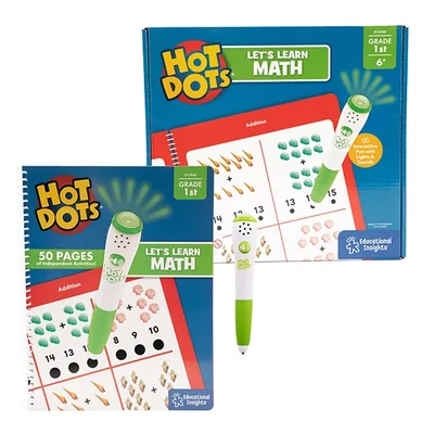Hot Dots® Első osztályos matematika (feladatfüzettel és interaktív tollal)