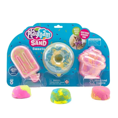 Homokgyurma -  Playfoam Sand - kis kiszerelés, 3 színben
