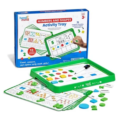 Számok és formák - mágneses matematikai foglalkoztató tálca