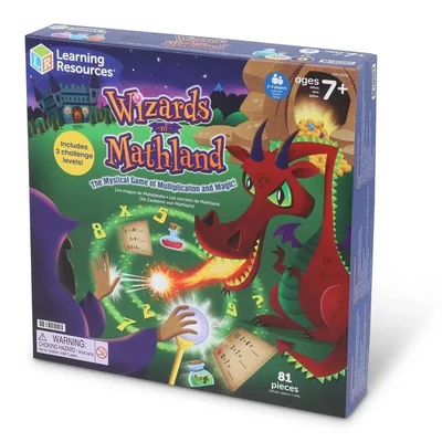 Wizards of Mathland- szorzótáblás társasjáték