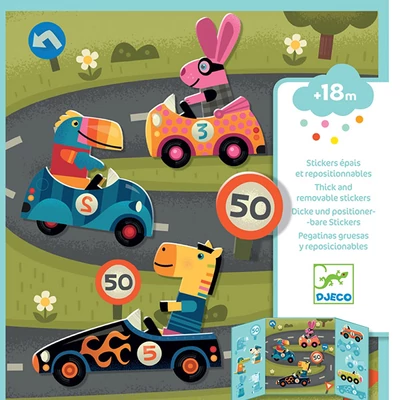 DJECO Matricás foglalkoztató újraragasztható