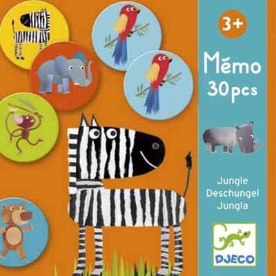 Állatos memóriajáték - DJECO Memo jungle