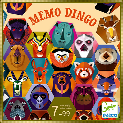Memóriajáték nagyobbaknak - Djeco Memo Dingo