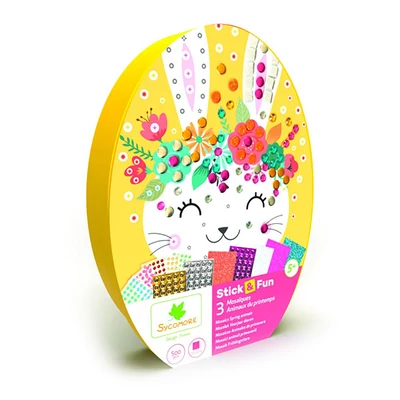 mozaikkép készítés, kreativjáték