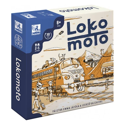Lokomoto társasjáték Pagony