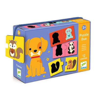 Párosító puzzle, árnyképek, Djeco Shadow