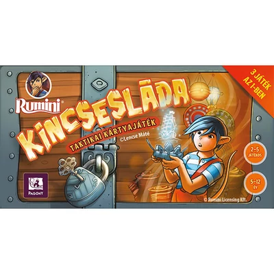 Pagony Rumini kincsesláda 3 in 1 taktikai-gyorsasági kártyajáték
