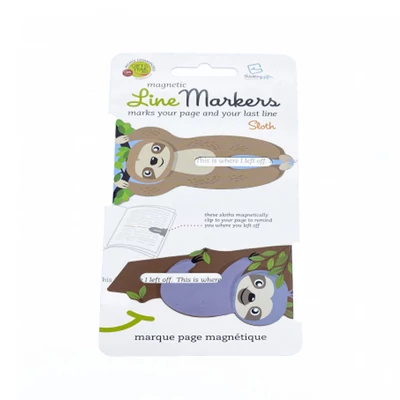 Sorjelölő könyvjelző, mágneses (2db) - lajháros