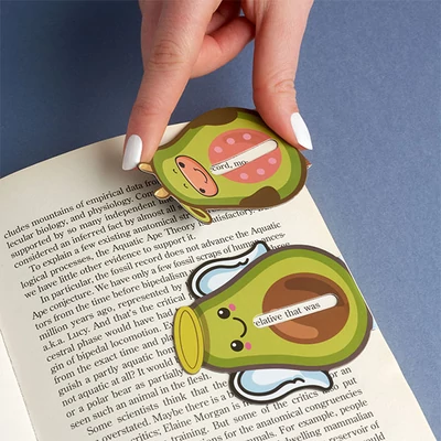 Sorjelölő könyvjelző - avocadó, Thinking Gfts