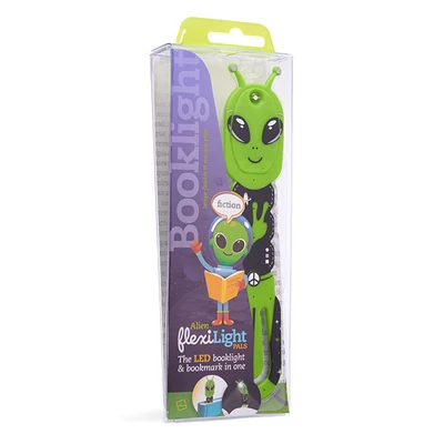 Zöld Alien könyvjelző olvasólámpa