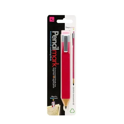 Könyvjelző ceruza - Piros - Pencilmark