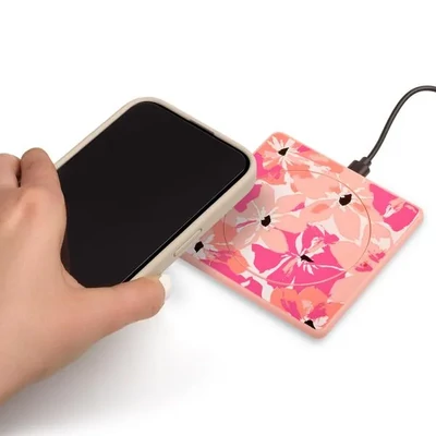 ZipCharger vezeték nélküli telefontöltő - Virágos