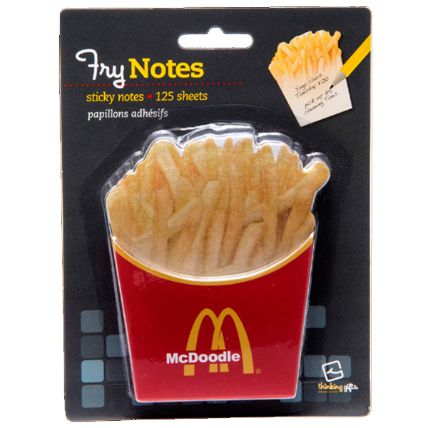 Fry Notes sültkrumplis öntapadós jegyzettömb