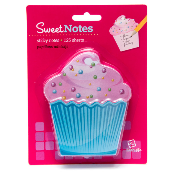 Cupcake Notes muffinos öntapadós jegyzettömb