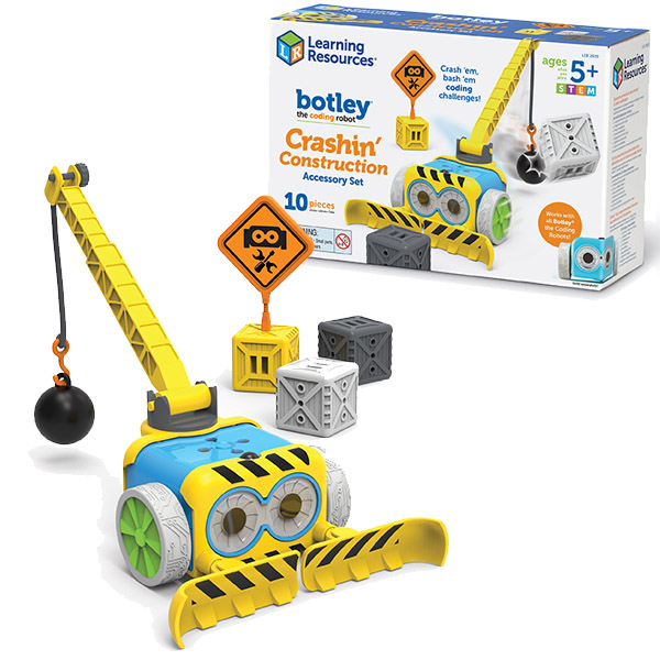 Botley programozható padlórobot építőipari kiegészítő készlet Learning Resources