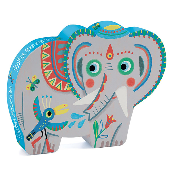 DJECO puzzle (24 db) - Haathee, az indiai elefánt