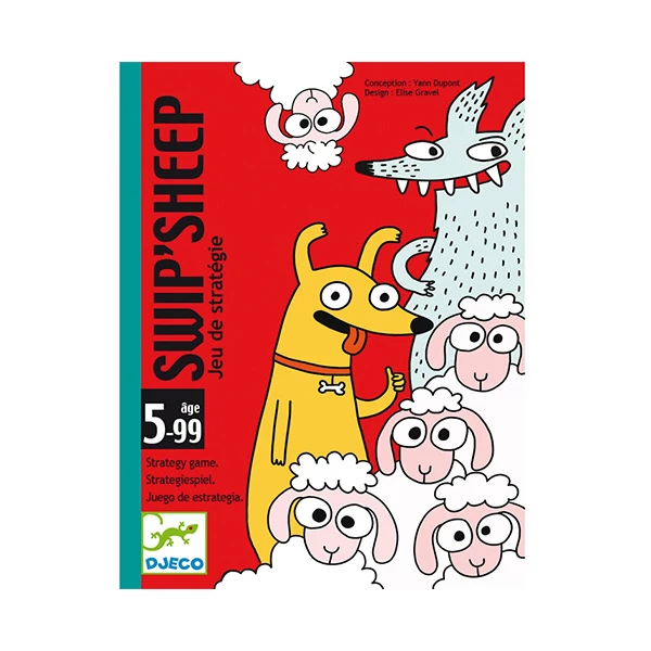 Swip'Sheep stratégiai kártyajáték kisebbeknek is