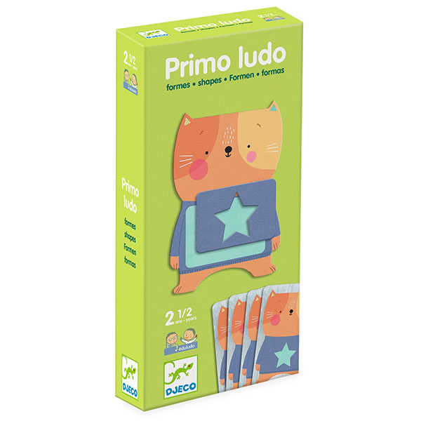 Első formapárosító játék 2 éveseknek - Djeco Primo Ludo