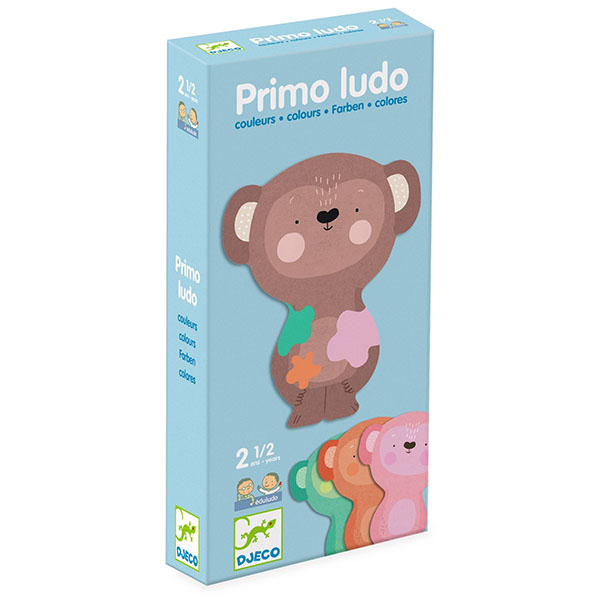 Első színpárosító játék 2 éveseknek - Djeco Primo Ludo