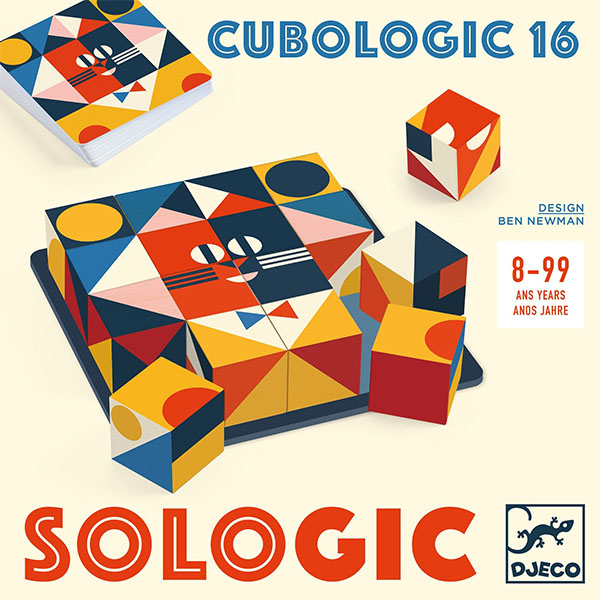 Djeco Cubologic16 - logikai játék nagyobbaknak