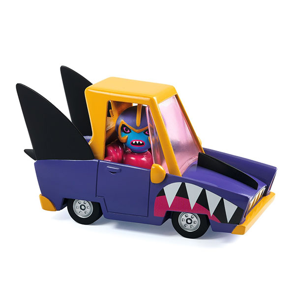 Djeco autó - Crazy Motors Shark N’Go