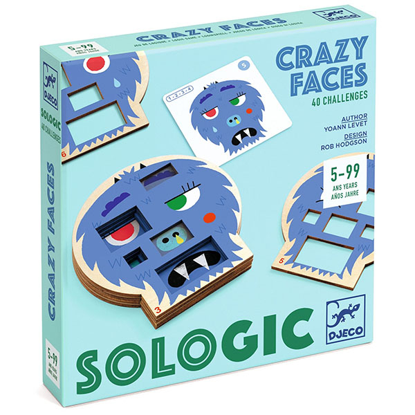Djeco Sologic - Crazy faces