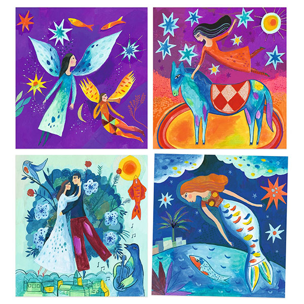 Festő készlet kezdőknek - Marc Chagall művészeti műhely - Djeco