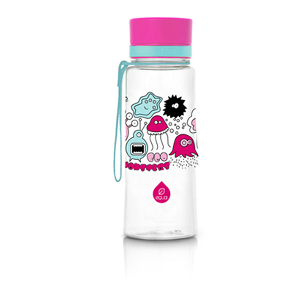 EQUA BPA mentes kulacs - Pink monster