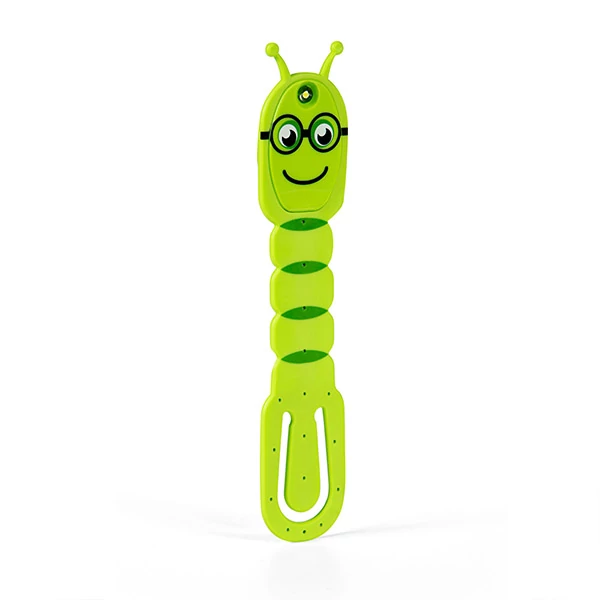 Könyvjelző olvasólámpa - Kukacos - Flexilight Bookworm Green
