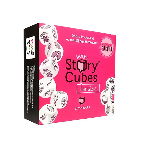 Sztorikocka társasjáték Fantázia (pink)