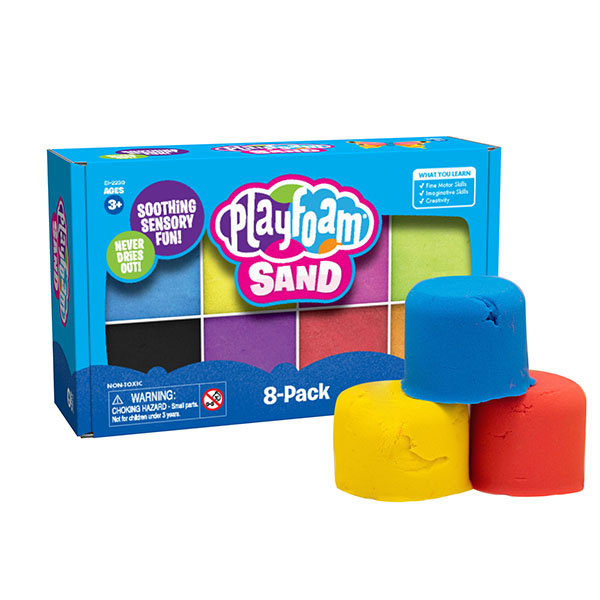 Homokgyurma 8 színben, Playfoam Sand