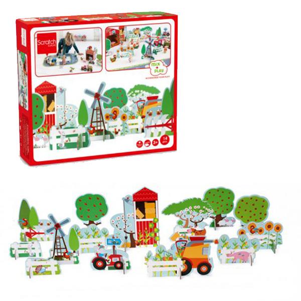 Farm készlet  SCRATCH MIX+PLAY