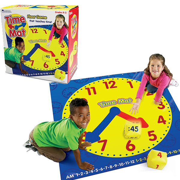 Tanuló óra játszószőnyeg - Time Activity Mat