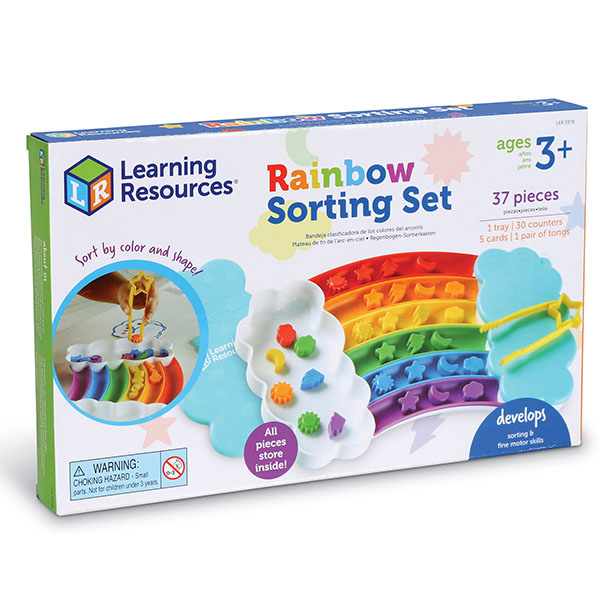 Szivárvány szortírozó játék - Rainbow Sorting Set