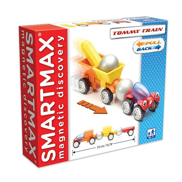 Mágneses építőjáték-vonat-SmartMax Tommy Train