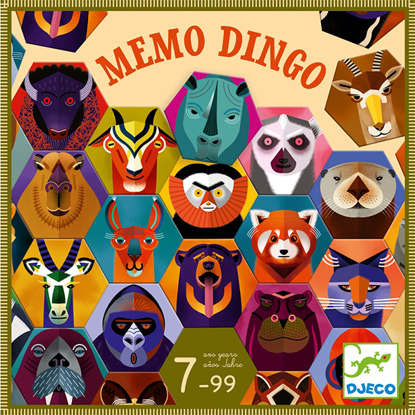 Memóriajáték nagyobbaknak - Djeco Memo Dingo