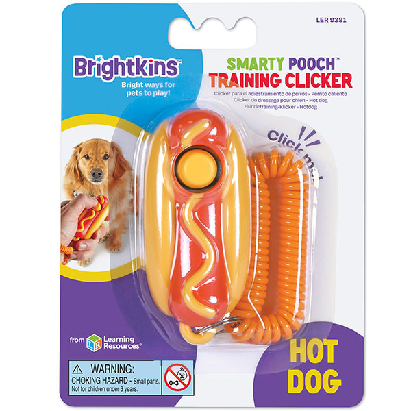 Okoskutyus Csettintő gomb: Hot dog - Brightkins, LER9381