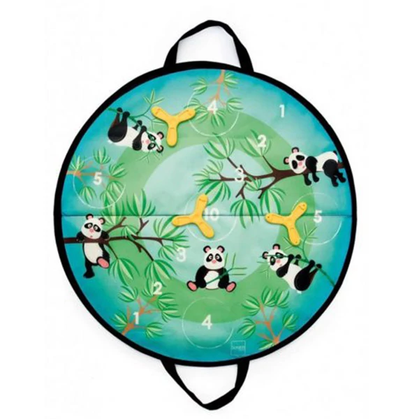 Célbadobó játék, mágneses, pandás