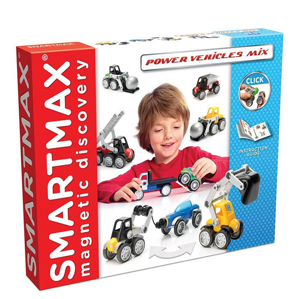 SmartMax Járművek mix-mágneses építőjáték (25 darabos készlet)