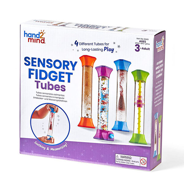 Stresszoldó játék - Sensory fidget tubes 
